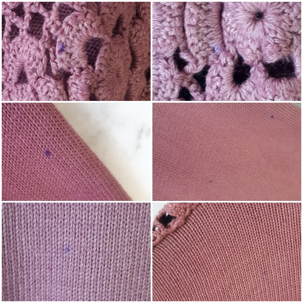 Karuba Crochet Front Top Long Sleeve Crop Cardigan - Picture 8 of 8